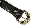 Ремень жен Marina Creazoni F1710-40 nero oro 2010 г инфо 1255w.